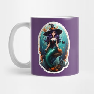 Cute Sage Sea Mermaid Witch Mug